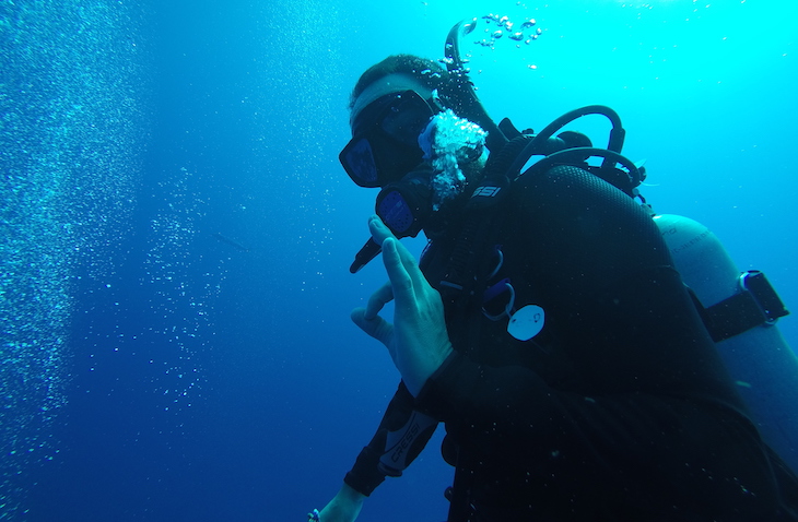 marine conservation volunteer in Belize