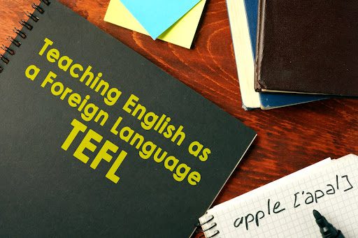 Book with title Teaching English as a Foreign Language (TEFL). VolunteerForever